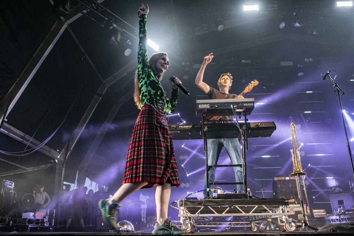 Pictures from Camp Bestival 2021 at Lulworth Castle. Photos of Groove Armada by rockstarimages.co.uk. 