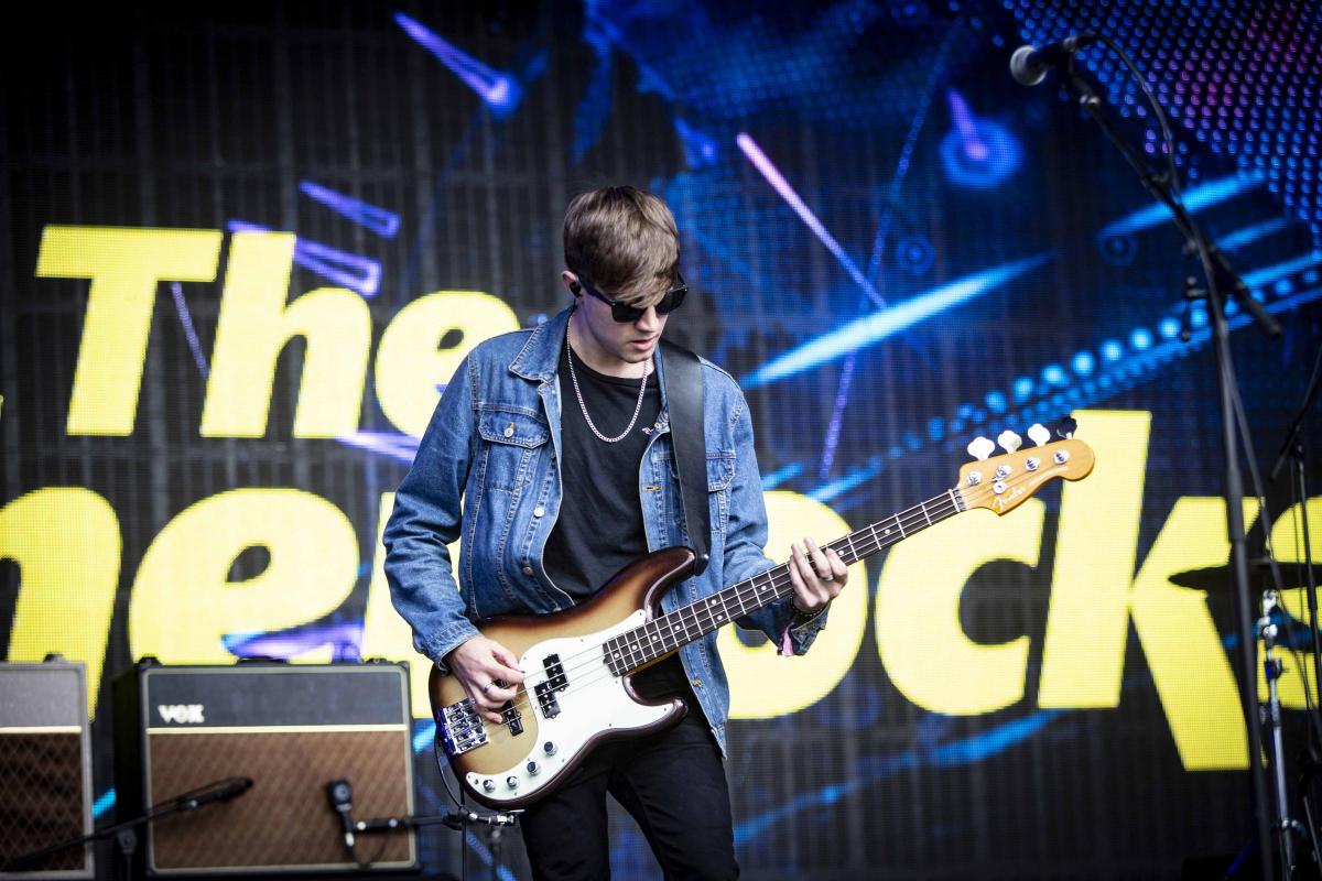 Pictures from Camp Bestival 2021 at Lulworth Castle.  Photos of The Sherlocks by rockstarimages.co.uk. 