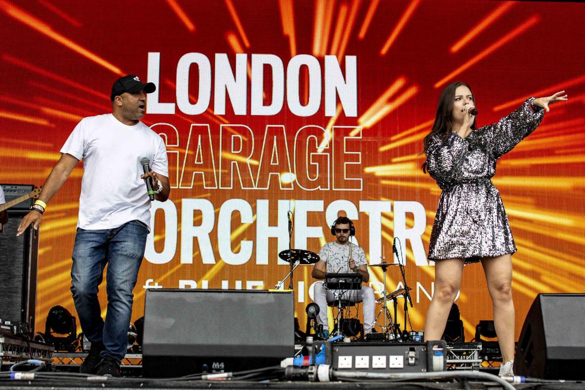 Pictures from Camp Bestival 2021 at Lulworth Castle.  Photos of London Garage Orchestra  by rockstarimages.co.uk. 