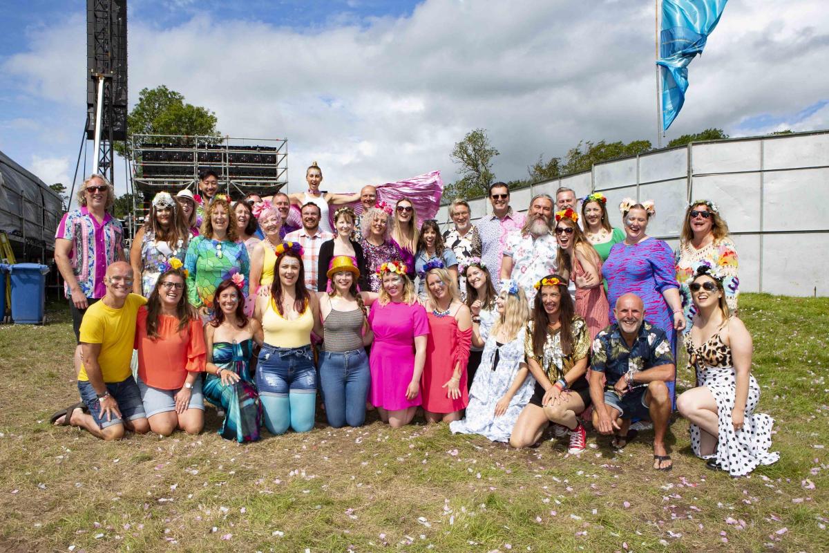 Pictures from Camp Bestival 2021 at Lulworth Castle.  Photos of Funky Little Choir by rockstarimages.co.uk. 