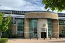 Flag at half mast outside Bournemouth Crown Court