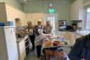 Mo Williams and volunteers who assisted with the soup making