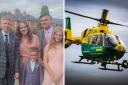 Tyler was flown to Southampton hospital by the Hampshire and Isle of White Air Ambulance