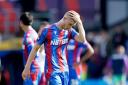 Crystal Palace's Adam Wharton shows his dejection after the Premier League match at Selhurst Park,