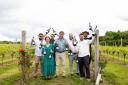 From left to right: James McLean, Becky Bowyer, Jean Langedyk, Justin Langham,  Calum Chance, Tommy Grimshaw, Carl Pinto