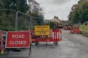 The Goose Hill roadworks during the closure