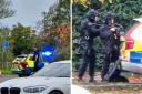 Armed police in Nursling