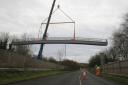 The Volvo Footbridge being replaced in 2019