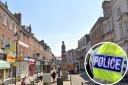 Police arrested a man following disorderly behaviour reported on South Street