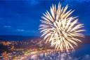 Fireworks over the Cobb, Lyme Regis