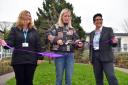 Television gardener Katie Rushworth officially opened the new outdoor space at Bradford Royal Infirmary