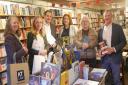 Kitson & Trotman partner Tracy Scammell, The Book Shop proprietor Sarah Meadham, Kitson & Trotman partners Jason Hodnett and Pauline Ellis, BridLit director Tanya Bruce-Lockhart, and Kitson & Trotman partner Richard King