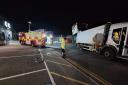 Dorset and Wiltshire Fire and Rescue Service were alerted to reports of a large vehicle fire in Poole at around 4am on November 14.