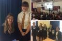 Joseph Coelho and Daisy Dunn at  Sir John Colfox Academy