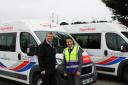 ExxonMobil Fawley site manager Nick Bone, left, with Tm Houghton, chief executive of Community First