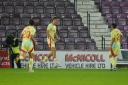 Spain's Dean Huijsen celebrates scoring their side's first goal of the game during the UEFA Euro U21 Championship Qualifying match at Tynecastle Park, Edinburgh. Picture date: Friday September 6, 2024.