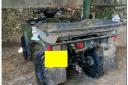 The Green Yamaha Kodiak 700 Quad was taken from a farm yard in the rural area of Milborne St Andrew