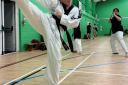 James Kelly-Swallow has received a black belt in taekwondo aged just nine