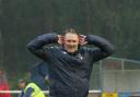 Christchurch FC manager Ollie Cherrett after his side's penalty shootout win against Gloucester City in the FA Cup