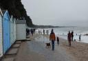 The beach huts, owned by BCP Council and leased to Avon Beach Limited, which have been extended by 1.2 metres along the promenade at Friars Cliff