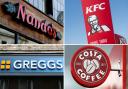 KFC, Nando's, Greggs, Costa: UK restaurants warning customers amid food shortage. (PA)