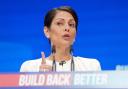 Home Secretary Priti Patel speaks at the Conservative Party Conference in Manchester. Credit: PA