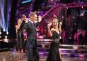 BBC Breakfast presenter Dan Walker with Nadiya Bychkova after he became the 10th celebrity to leave BBC1's Strictly Come Dancing.  (PA)