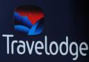 Travelodge logo. Credit: PA