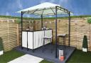 The Range is selling a Bar Gazebo ready for the summer (The Range)