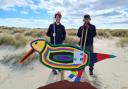 Bird painted by St Mary's Primary School in Swanage. Photo: Julia Galbenu