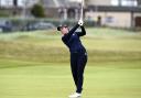 England's Georgia Hall on the seventeenth during day one of the AIG Women's Open at Carnoustie. Picture date: Thursday August 19, 2021. See PA story GOLF Women. Photo credit should read: Ian Rutherford/PA Wire...RESTRICTIONS: Use subject to