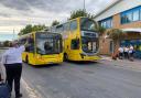 Yellow Buses final day of operation on Thursday, August 4, 2022. Picture: David Hill