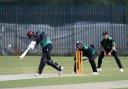 Sam Young, left, scored a stunning unbeaten 132 in Dorset's win