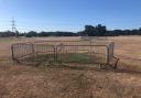 Dorset Council waters Verwood field with sprinklers as country faces drought