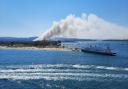 Studland heath fire. Picture: Ben Jane