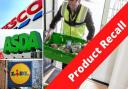 Asda, Tesco and Lidl are among the supermarkets to issue recalls for a range of reasons