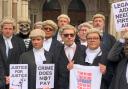 Barristers end strike action after 15% pay rise offered. (Tom Pilgrim/PA)