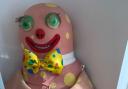 The Mr Blobby suit, an original made for the BBC in the mid-1990s, is available on eBay for more than £5,000