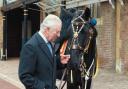 The King has been given a horse by the Royal Canadian Mounted Police