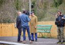 MP turned presenter Michael Portillo spotted filming at historic Dorset station