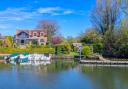 The property owns the freehold of the river bed and moorings