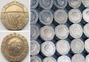 Around 250,000 20p coins minted in November 2008 are believed to have entered circulation with no date.