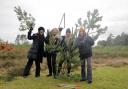 Members of the public enjoying Pull a Pine