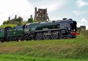 Swanage Railway 34028 Eddystone and Corfe Castle Picture: ANDREW PM WRIGHT