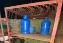 Stolen gas cannisters at Somerford Scout Hut