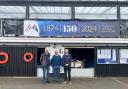 (Left to right) John Rowntree, 79, Lawrence Crapper, 78, Keith Barkway, 73.