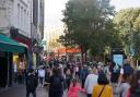 General view of Commercial Road in Bournemouth town centre