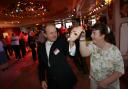 bDanceathon2 - Pic by Richard Crease - Radio Solent presenter David Allen and his wife Hazel join in the fun at the danceathon at the Pavilion Ballrooom , Bournemouth