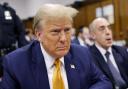 Former US president Donald Trump appears at Manhattan criminal court in New York, 2024 (Michael M Santiago/AP)