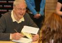 Pic Hattie Miles  ... 21.02.08 ... Sir David Attenborough signing copies of his book 